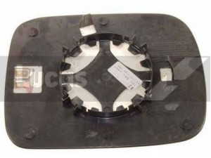 LUCAS ELECTRICAL LR-0047 veidrodėlio stiklas, stiklo elementas 
 Kėbulas -> Langai/veidrodėliai -> Veidrodėlis