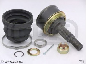 CDX 754 jungčių komplektas, kardaninis velenas 
 Ratų pavara -> Sujungimai/komplektas