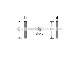 AVA QUALITY COOLING VWD297 džiovintuvas, oro kondicionierius 
 Oro kondicionavimas -> Džiovintuvas
5N0298403