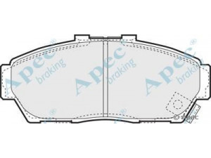 APEC braking PAD1032 stabdžių trinkelių rinkinys, diskinis stabdys
45022ST7000