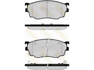 Brake ENGINEERING PA1538 stabdžių trinkelių rinkinys, diskinis stabdys 
 Techninės priežiūros dalys -> Papildomas remontas
CBY33323Z, CBY33328Z, CBY43323Z