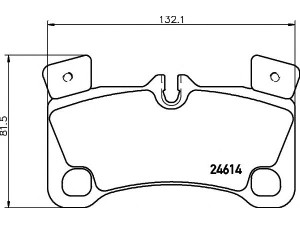 HELLA PAGID 8DB 355 014-631 stabdžių trinkelių rinkinys, diskinis stabdys 
 Techninės priežiūros dalys -> Papildomas remontas
7L0698451C, 7L0698451D, 7L0698451E