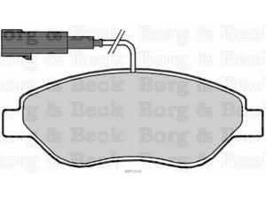 BORG & BECK BBP2318 stabdžių trinkelių rinkinys, diskinis stabdys 
 Techninės priežiūros dalys -> Papildomas remontas
77365188, 77365808, 0000077362093