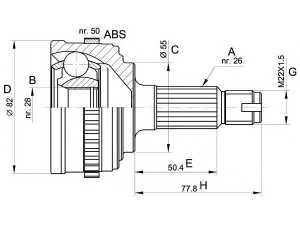 OPEN PARTS CVJ5296.10 jungčių komplektas, kardaninis velenas 
 Ratų pavara -> Sujungimai/komplektas
44011S04951, 44011S0A951, 44014S04N52