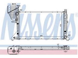NISSENS 62519A radiatorius, variklio aušinimas 
 Aušinimo sistema -> Radiatorius/alyvos aušintuvas -> Radiatorius/dalys
901 500 35 00, 901 500 36 00, 901 500 39 00
