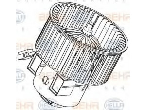 HELLA 8EW 351 040-461 vidaus pūtiklis 
 Šildymas / vėdinimas -> Orpūtė/dalys
3 126 750 5, 3 129 151 6, 8 623 276