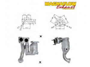 MAGNAFLOW 70927 katalizatoriaus keitiklis 
 Išmetimo sistema -> Katalizatoriaus keitiklis
1705RP