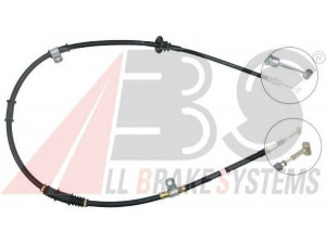 A.B.S. K14887 trosas, stovėjimo stabdys 
 Stabdžių sistema -> Valdymo svirtys/trosai
MB 520345
