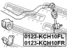 FEBEST 0123-KCH10FL šarnyro stabilizatorius 
 Ašies montavimas/vairavimo mechanizmas/ratai -> Stabilizatorius/fiksatoriai -> Savaime išsilyginanti atrama
48810-26020