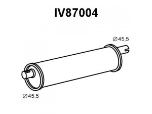 VENEPORTE IV87004 galinis duslintuvas 
 Išmetimo sistema -> Duslintuvas
8580012, 8581937
