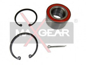 MAXGEAR 33-0271 rato guolio komplektas 
 Ašies montavimas/vairavimo mechanizmas/ratai -> Rato stebulė/montavimas -> Rato guolis
1603 196, 46 89 923, 1603 196, 90 510 542