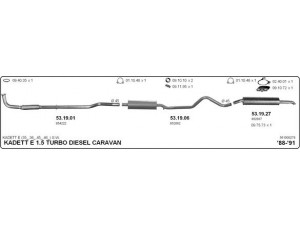 IMASAF 561000278 išmetimo sistema 
 Išmetimo sistema -> Išmetimo sistema, visa