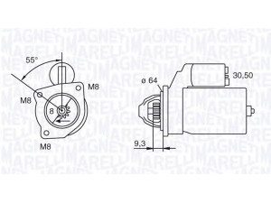 MAGNETI MARELLI 063103022010 starteris 
 Elektros įranga -> Starterio sistema -> Starteris
46231542, 46473787, 46475793, 46478224