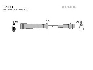 TESLA T708B uždegimo laido komplektas 
 Kibirkšties / kaitinamasis uždegimas -> Uždegimo laidai/jungtys
7700866923