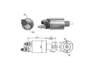 ERA 227053 solenoidinis jungiklis, starteris