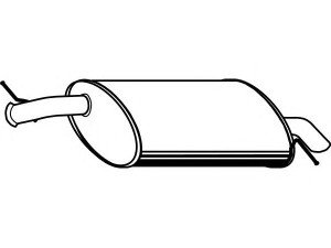 FENNO P4673 galinis duslintuvas 
 Išmetimo sistema -> Duslintuvas
1730-X3, 1730-X3