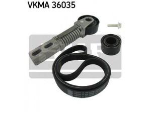 SKF VKMA 36035 V formos rumbuotas diržas, komplektas 
 Techninės priežiūros dalys -> Techninės priežiūros intervalai
M813134, MW30621270, 77 00 867 985