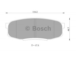 BOSCH 0 986 AB2 276 stabdžių trinkelių rinkinys, diskinis stabdys 
 Techninės priežiūros dalys -> Papildomas remontas
04466 60120, 04466-0C010