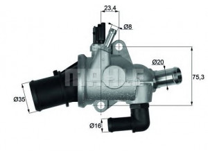 MAHLE ORIGINAL TI 174 88 termostatas, aušinimo skystis 
 Aušinimo sistema -> Termostatas/tarpiklis -> Thermostat
60676067, 60676066, 60676067