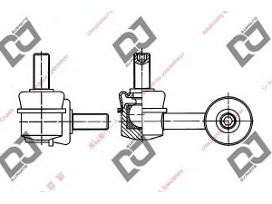 DJ PARTS DL1025 šarnyro stabilizatorius 
 Ašies montavimas/vairavimo mechanizmas/ratai -> Stabilizatorius/fiksatoriai -> Savaime išsilyginanti atrama
54618-8H300, 546188H300