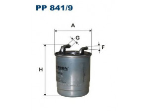 FILTRON PP841/9 kuro filtras 
 Techninės priežiūros dalys -> Papildomas remontas
642 090 22 52, 642 090 23 52, 6420920401