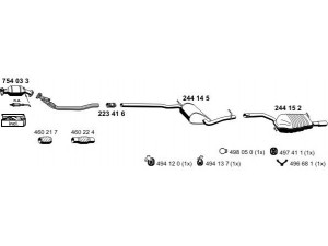ERNST 010326 išmetimo sistema 
 Išmetimo sistema -> Išmetimo sistema, visa