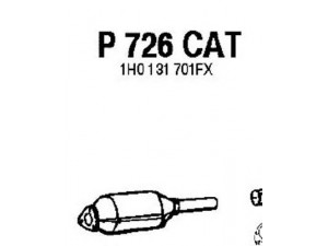 FENNO P726CAT katalizatoriaus keitiklis 
 Išmetimo sistema -> Katalizatoriaus keitiklis
BM90136H, 1H0131701F, 1H0131701FX
