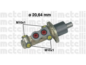 METELLI 05-0226 pagrindinis cilindras, stabdžiai 
 Stabdžių sistema -> Pagrindinis stabdžių cilindras
4601.A8, 4601.C2