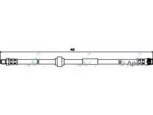 APEC braking HOS3721 stabdžių žarnelė 
 Stabdžių sistema -> Stabdžių žarnelės
8200404264, 8200688042
