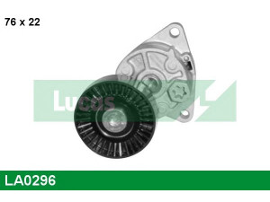 LUCAS ENGINE DRIVE LA0296 įtempiklio svirtis, V formos rumbuotas diržas 
 Diržinė pavara -> V formos rumbuotas diržas/komplektas -> Įtempiklis