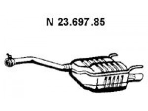 EBERSPÄCHER 23.697.85 galinis duslintuvas
208 490 06 21