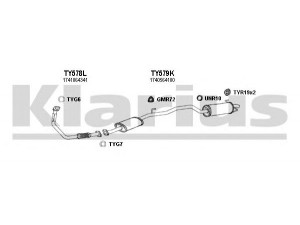 KLARIUS 900469U išmetimo sistema 
 Išmetimo sistema -> Išmetimo sistema, visa