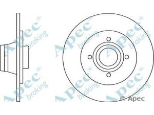 APEC braking DSK2826 stabdžių diskas 
 Dviratė transporto priemonės -> Stabdžių sistema -> Stabdžių diskai / priedai
7700805006, 7700805148, 7701204302