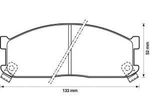 BENDIX 572332B stabdžių trinkelių rinkinys, diskinis stabdys 
 Techninės priežiūros dalys -> Papildomas remontas
S08349280, S23149280, S23149280A