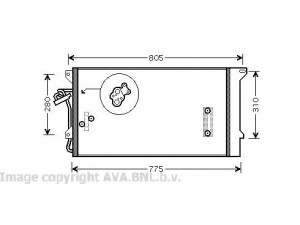 AVA QUALITY COOLING VW5244 kondensatorius, oro kondicionierius 
 Oro kondicionavimas -> Kondensatorius
4L0260401, 4L0260401A, 7L0820411C