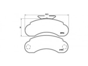 BREMBO P 50 021 stabdžių trinkelių rinkinys, diskinis stabdys 
 Techninės priežiūros dalys -> Papildomas remontas
6014208720, 6014217720, 6314200020