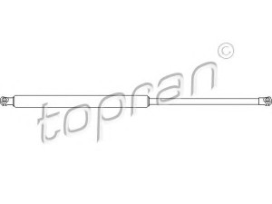 TOPRAN 407 964 dujinė spyruoklė, bagažinė 
 Priedai -> Bagažinė/pakrovimo skyrius
169 980 08 64