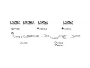 VENEPORTE 370016 išmetimo sistema