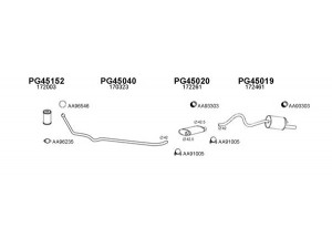 VENEPORTE 450138 išmetimo sistema 
 Išmetimo sistema -> Išmetimo sistema, visa