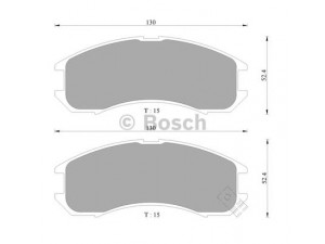 BOSCH 0 986 505 378 stabdžių trinkelių rinkinys, diskinis stabdys 
 Techninės priežiūros dalys -> Papildomas remontas
1U0H3328Z, G1YH 33 28Z, G1YH-33-23Z
