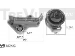 TREVI AUTOMOTIVE KD1347 paskirstymo diržo komplektas 
 Techninės priežiūros dalys -> Papildomas remontas