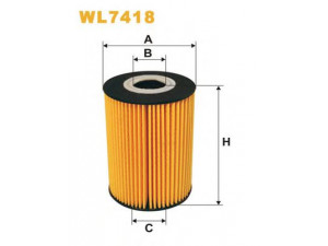 WIX FILTERS WL7418 alyvos filtras 
 Filtrai -> Alyvos filtras
15208-2W200, 15209-MA70A, 1520900QAC