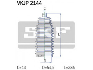 SKF VKJP 2144 gofruotoji membrana, vairavimas 
 Vairavimas -> Gofruotoji membrana/sandarinimai
77 01 474 075