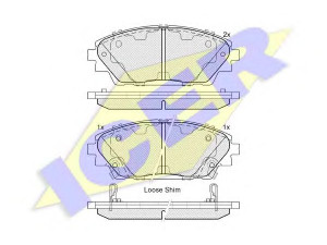 ICER 182171 stabdžių trinkelių rinkinys, diskinis stabdys 
 Techninės priežiūros dalys -> Papildomas remontas
B4Y0-33-28ZA, B4Y0-33-28ZB, BHY1-33-28ZA