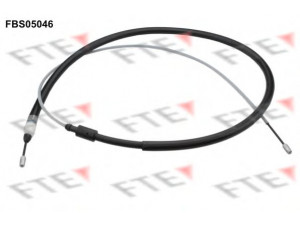 FTE FBS05046 trosas, stovėjimo stabdys 
 Stabdžių sistema -> Valdymo svirtys/trosai
474660, 9671815180