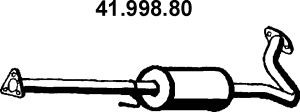 EBERSPÄCHER 41.998.80 vidurinis duslintuvas 
 Išmetimo sistema -> Duslintuvas
18220-S2H-E03