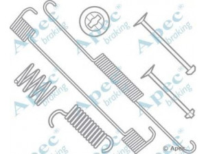 APEC braking KIT603 priedų komplektas, stabdžių trinkelės 
 Stabdžių sistema -> Būgninis stabdys -> Dalys/priedai