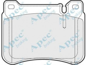 APEC braking PAD1473 stabdžių trinkelių rinkinys, diskinis stabdys 
 Techninės priežiūros dalys -> Papildomas remontas
0044205120, 44205120