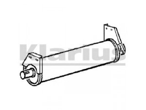 KLARIUS VW116P vidurinis duslintuvas 
 Išmetimo sistema -> Duslintuvas
068251053A, 068251053D, 068251053A