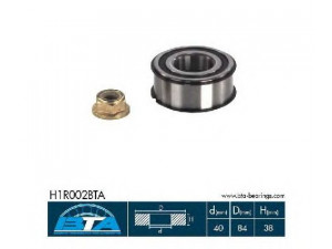 BTA H1R002BTA rato guolio komplektas 
 Ašies montavimas/vairavimo mechanizmas/ratai -> Rato stebulė/montavimas -> Rato guolis
77 01 205 780, 77 01 466 803, 77 01 467 860